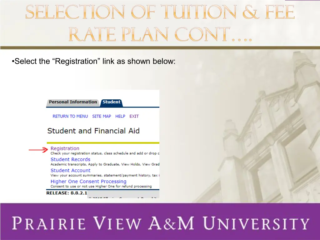 selection of tuition fee selection of tuition 2