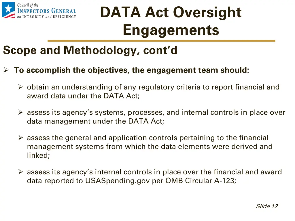 data act oversight engagements 5