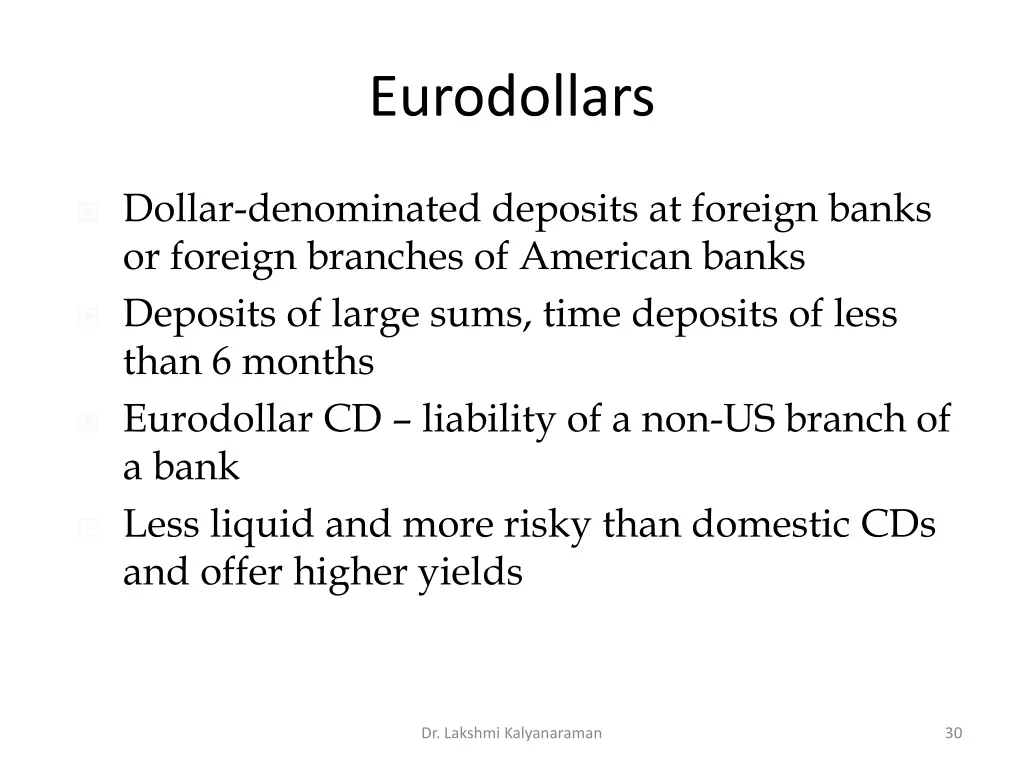 eurodollars