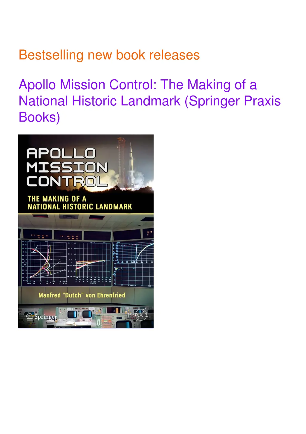 bestselling new book releases apollo mission