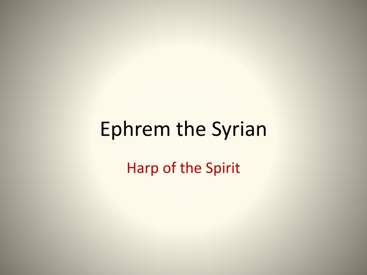 ephrem the syrian