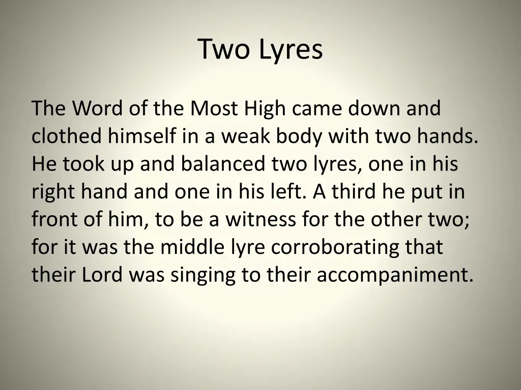 two lyres