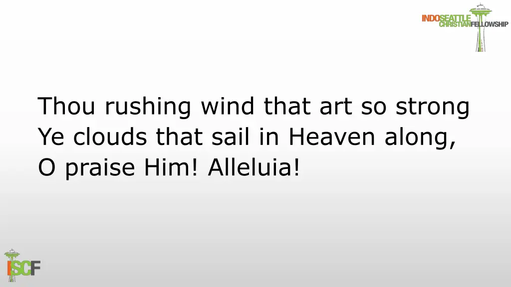 thou rushing wind that art so strong ye clouds