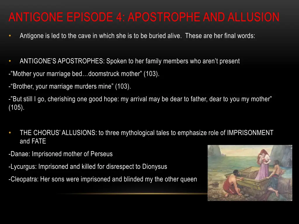 antigone episode 4 apostrophe and allusion