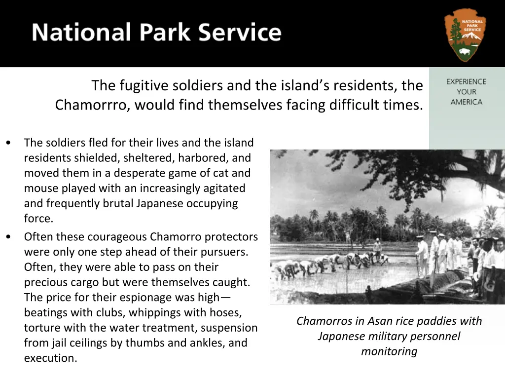 the fugitive soldiers and the island s residents