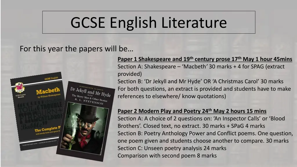 gcse english literature