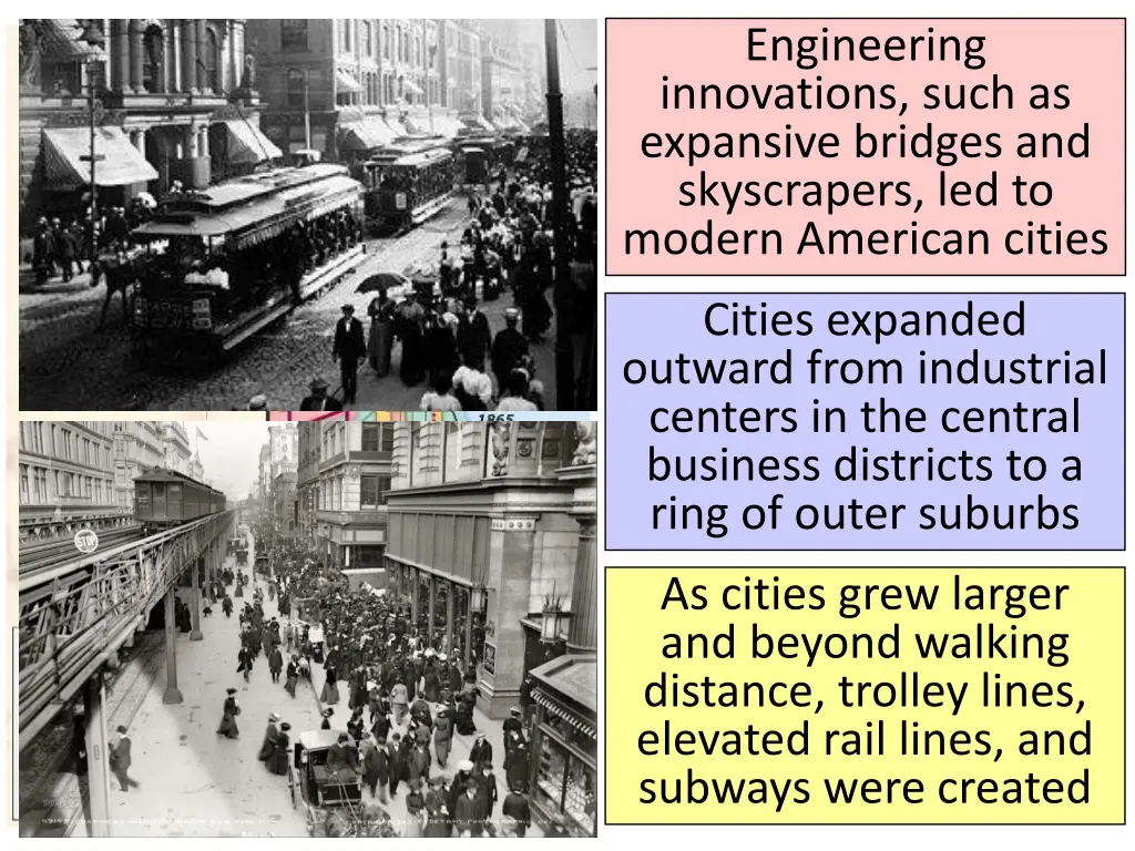 engineering innovations such as expansive bridges