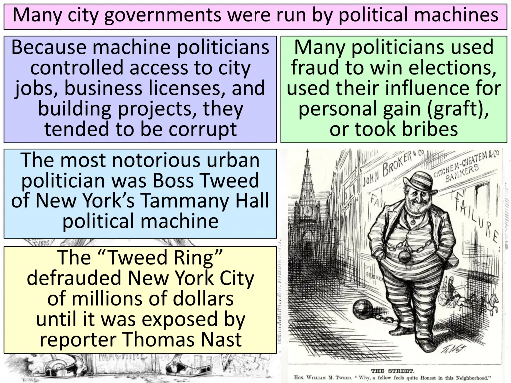 many city governments were run by political 1