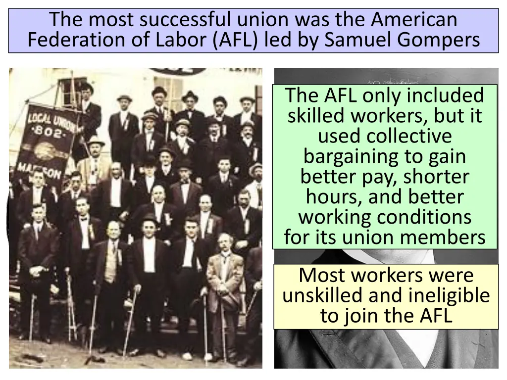 the most successful union was the american