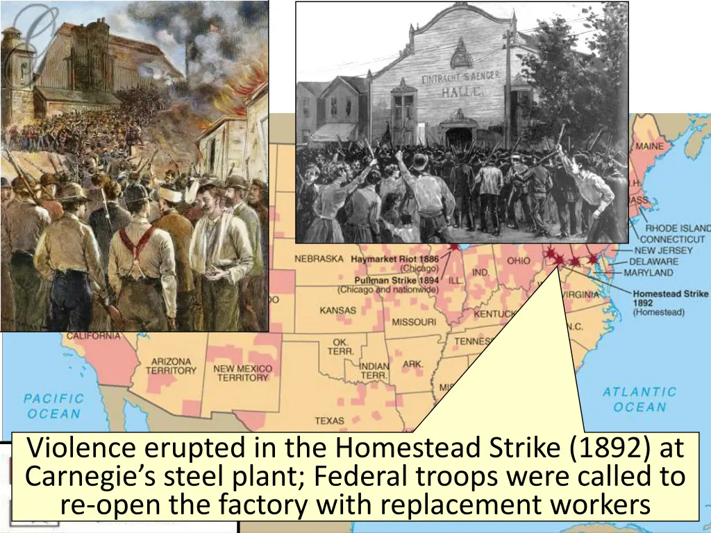 violence erupted in the homestead strike 1892