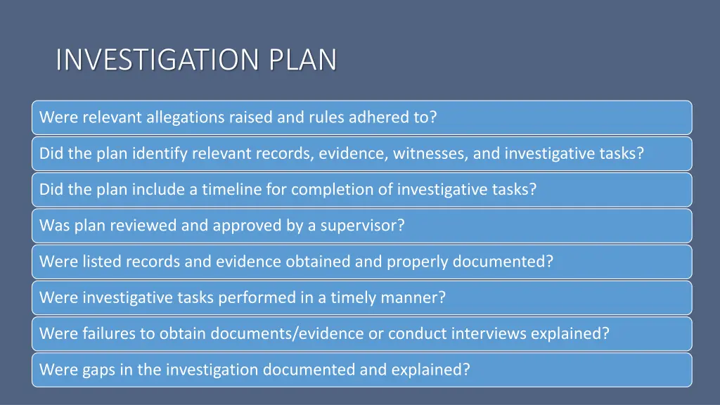 investigation plan 1