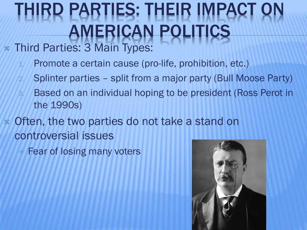 third parties their impact on american politics