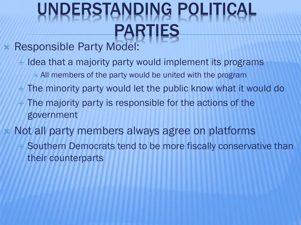 understanding political parties responsible party