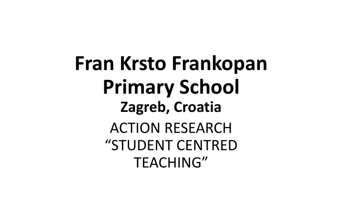 fran krsto frankopan primary school zagreb