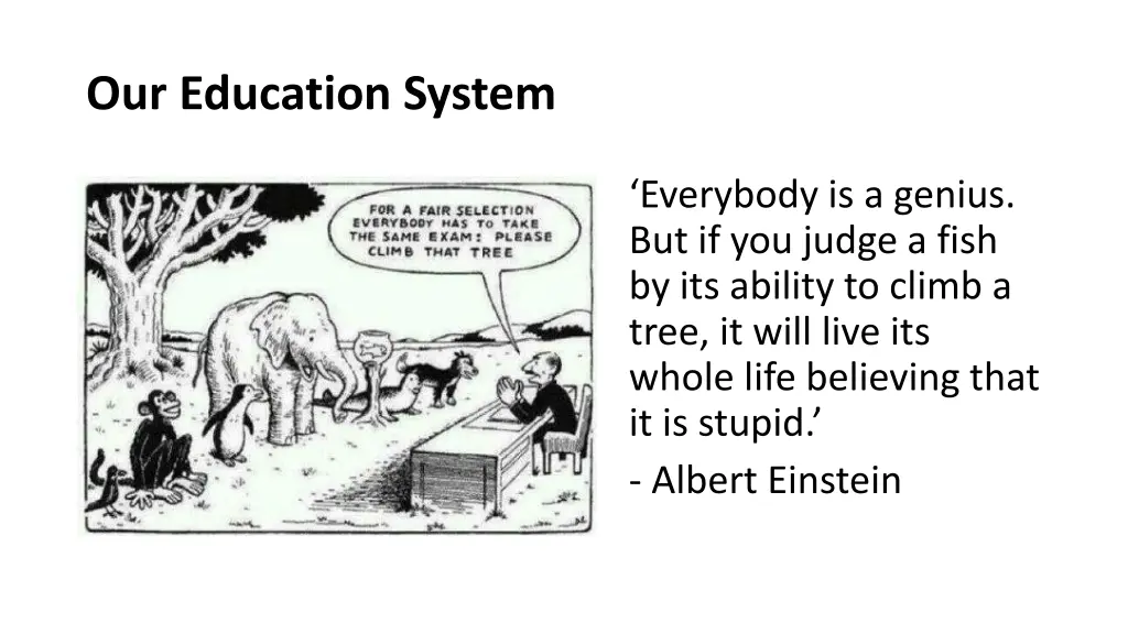 our education system