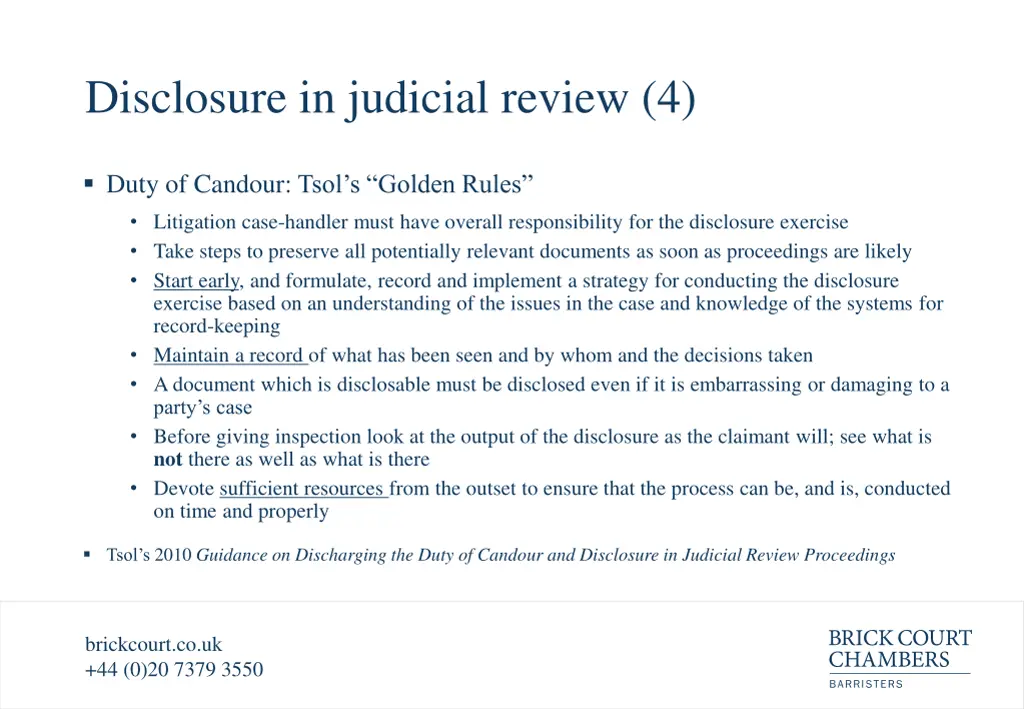 disclosure in judicial review 4