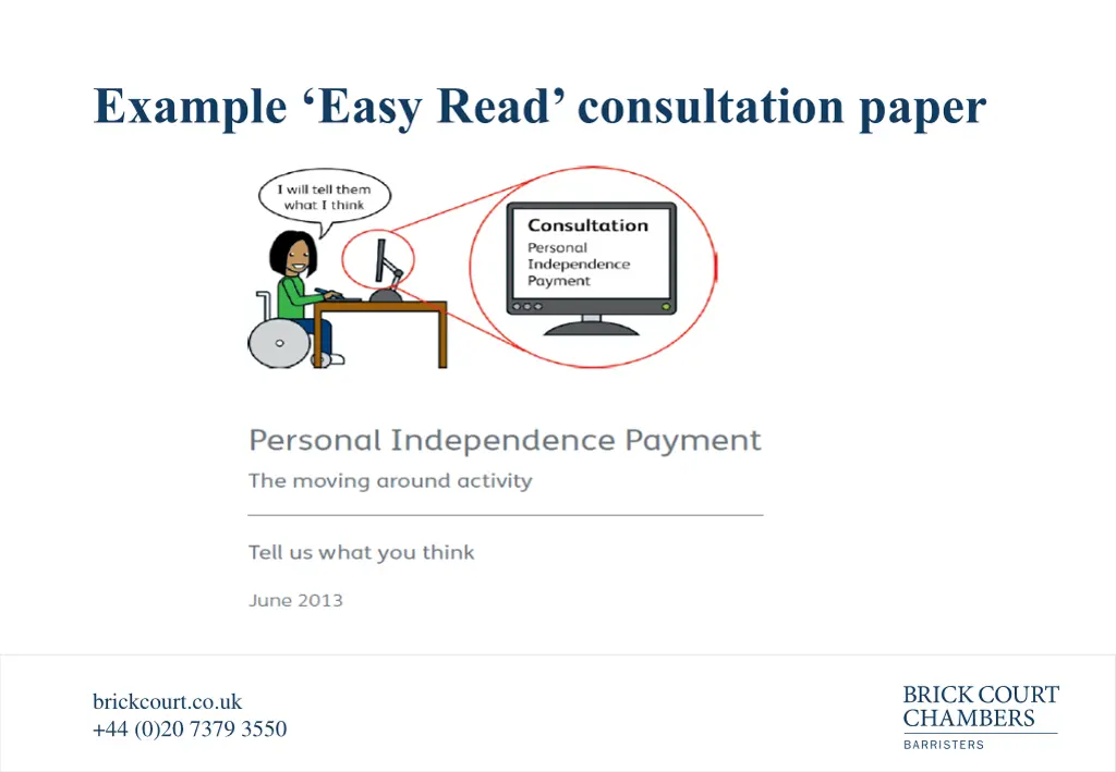 example easy read consultation paper