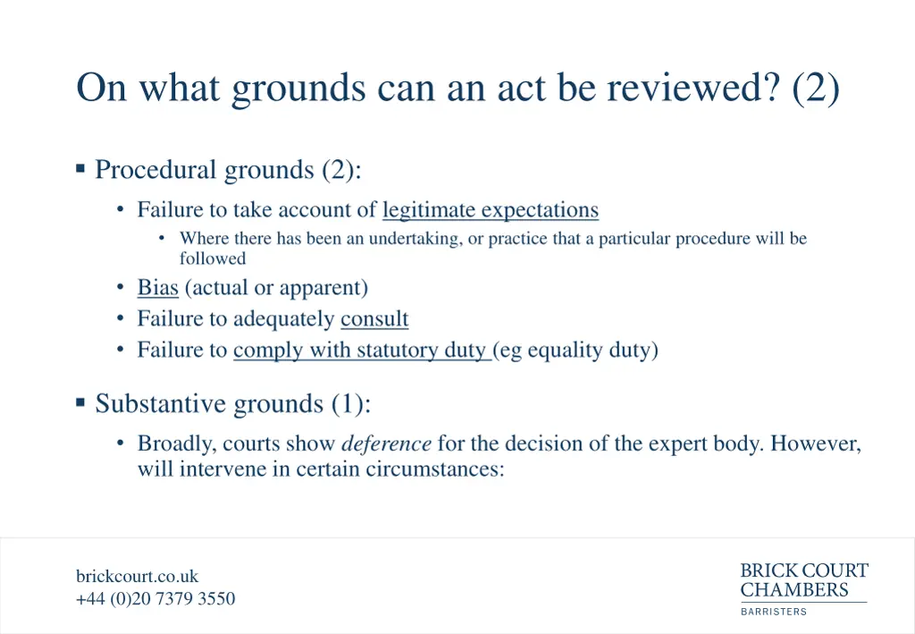 on what grounds can an act be reviewed 2