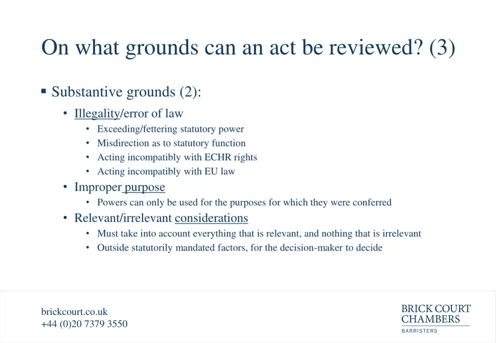 on what grounds can an act be reviewed 3