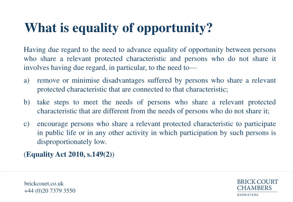 what is equality of opportunity