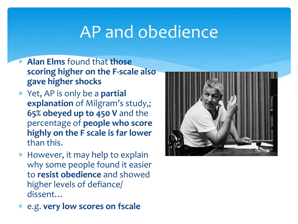 ap and obedience