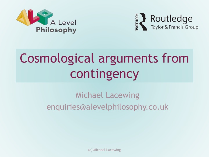 cosmological arguments from contingency