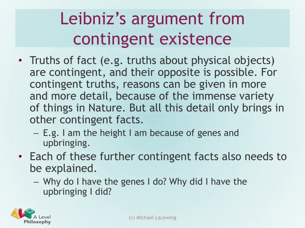 leibniz s argument from contingent existence 1