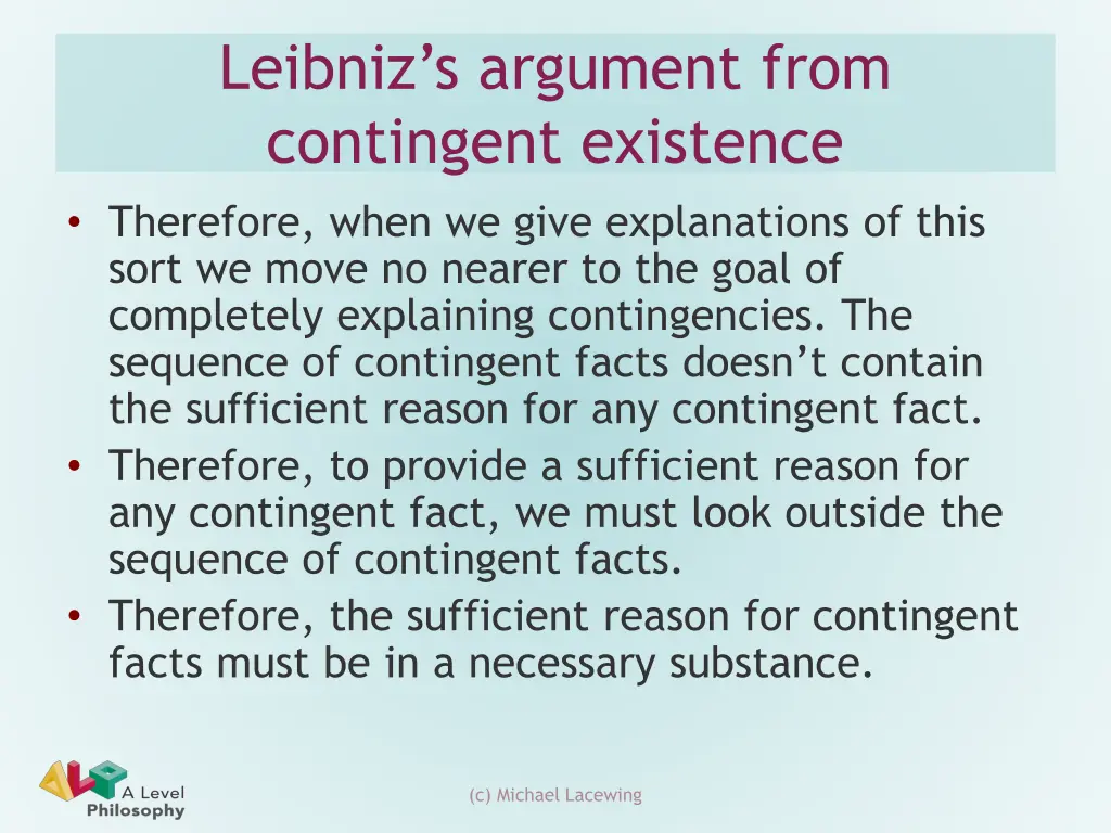 leibniz s argument from contingent existence 2