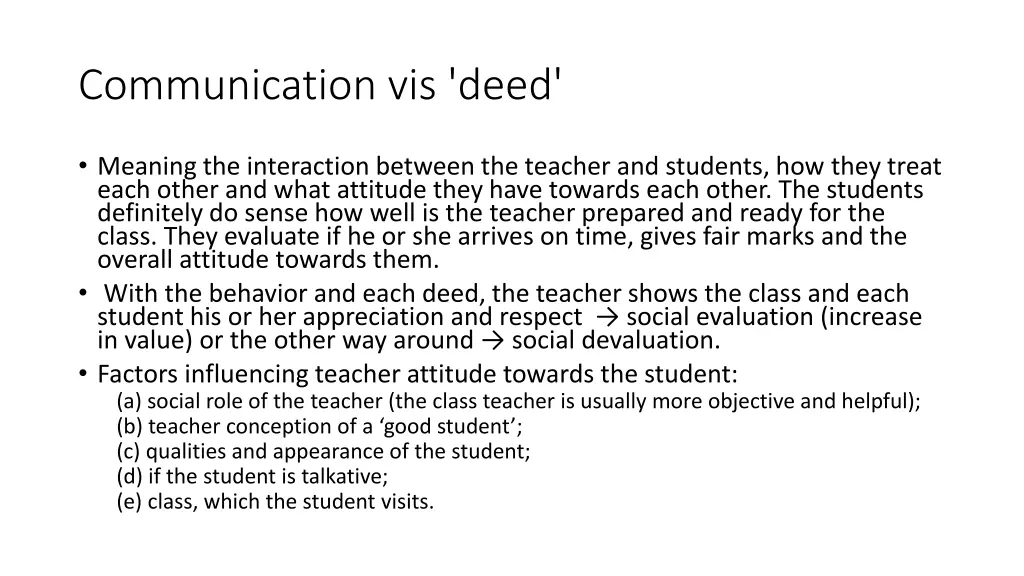 communication vis deed