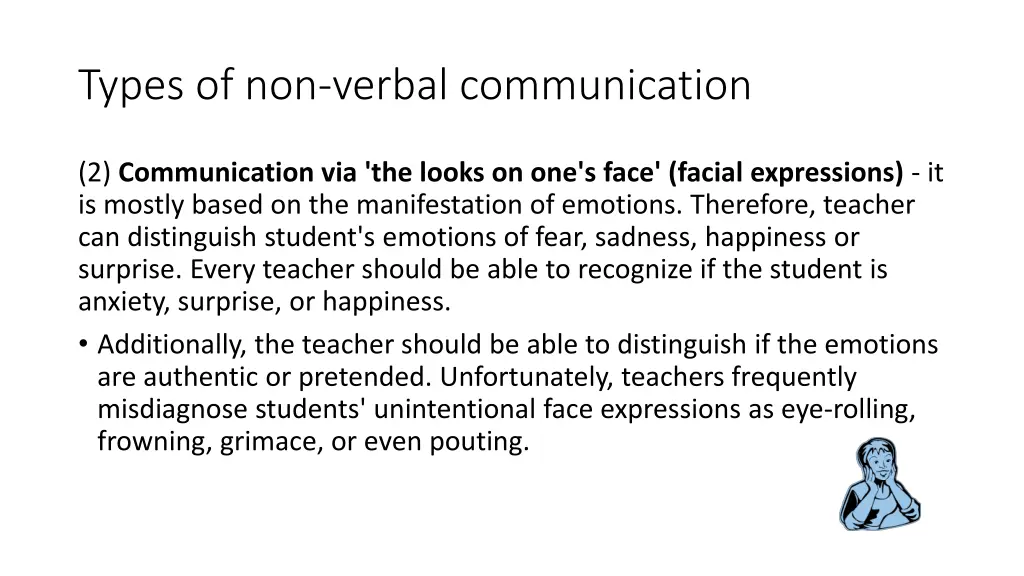 types of non verbal communication 1