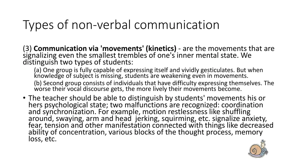 types of non verbal communication 2