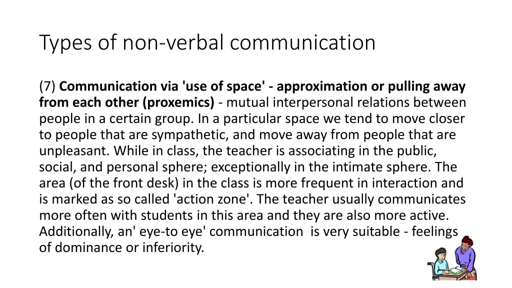 types of non verbal communication 6