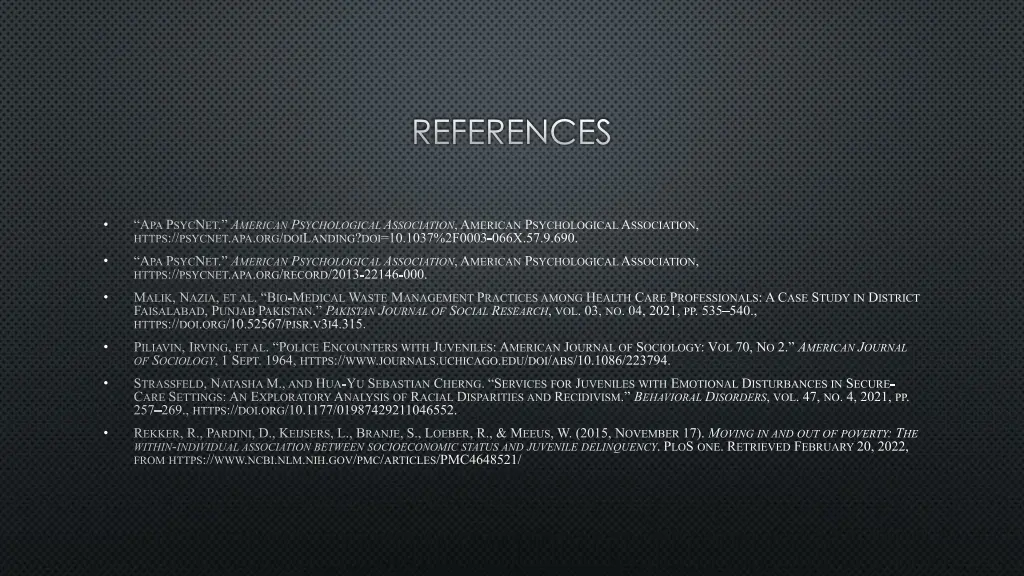 references