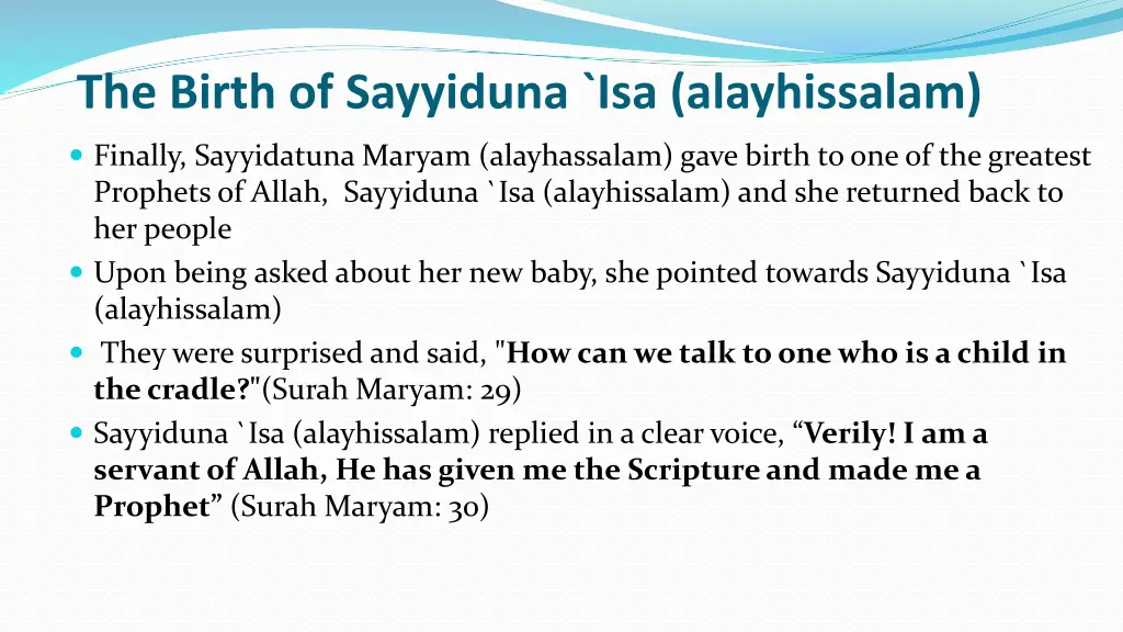 the birth of sayyiduna isa alayhissalam 3