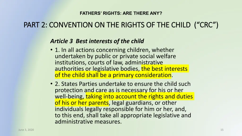 fathers rights are there any 11