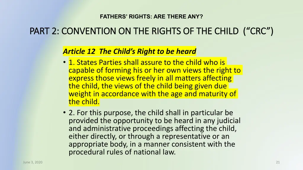 fathers rights are there any 17