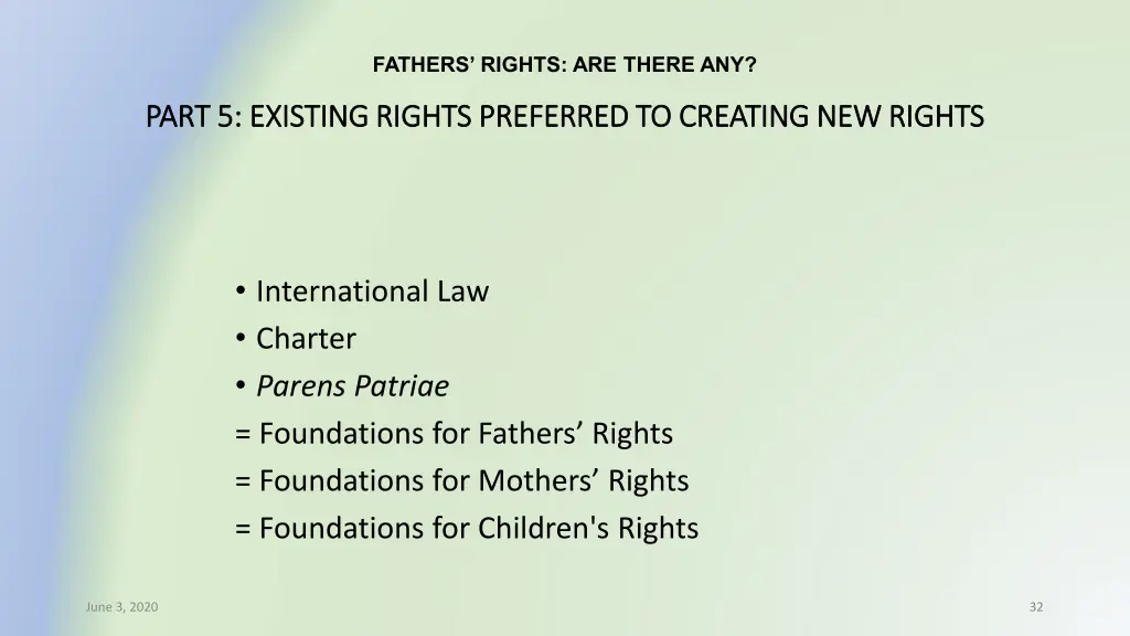 fathers rights are there any 28