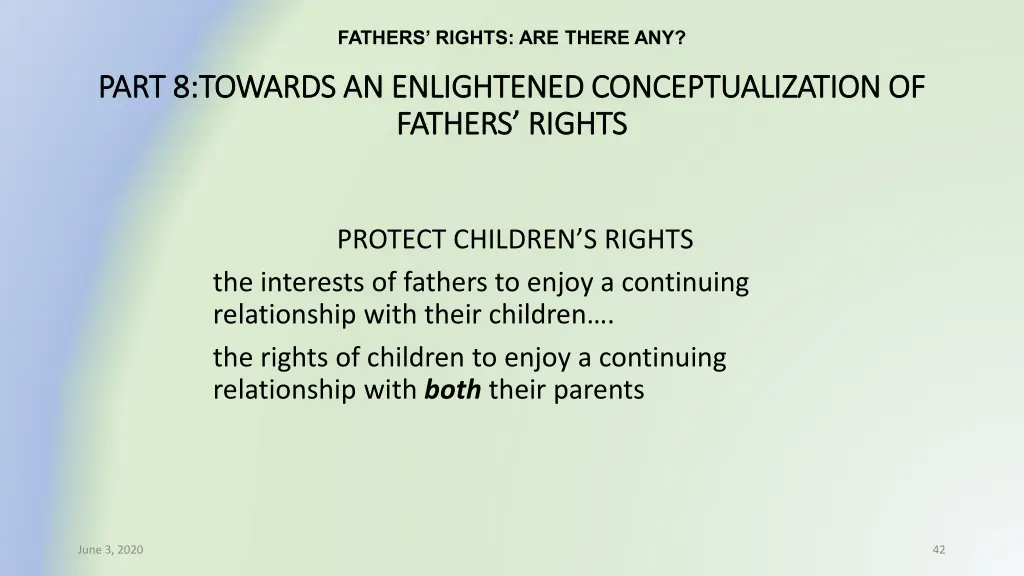 fathers rights are there any 38