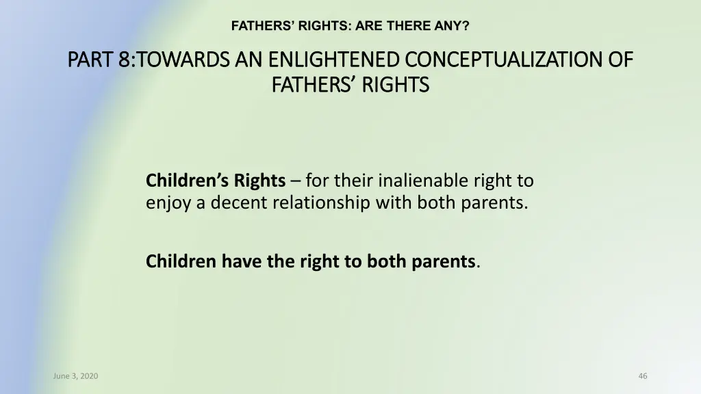 fathers rights are there any 42