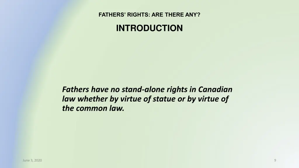 fathers rights are there any 5