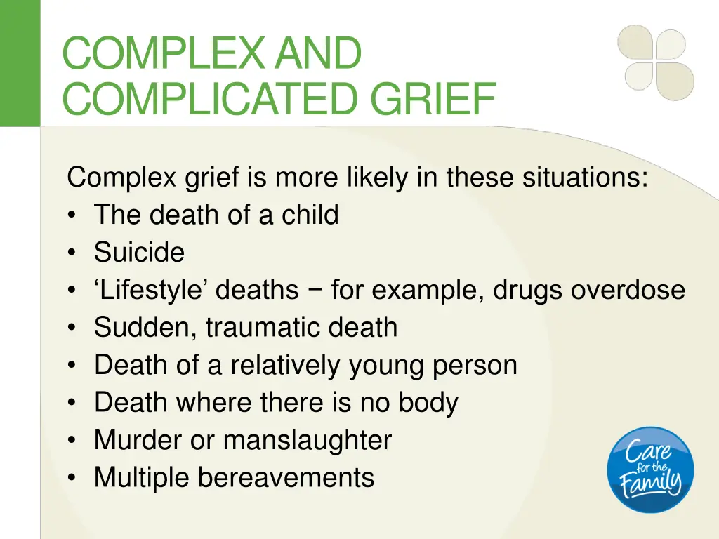 complex and complicated grief 1