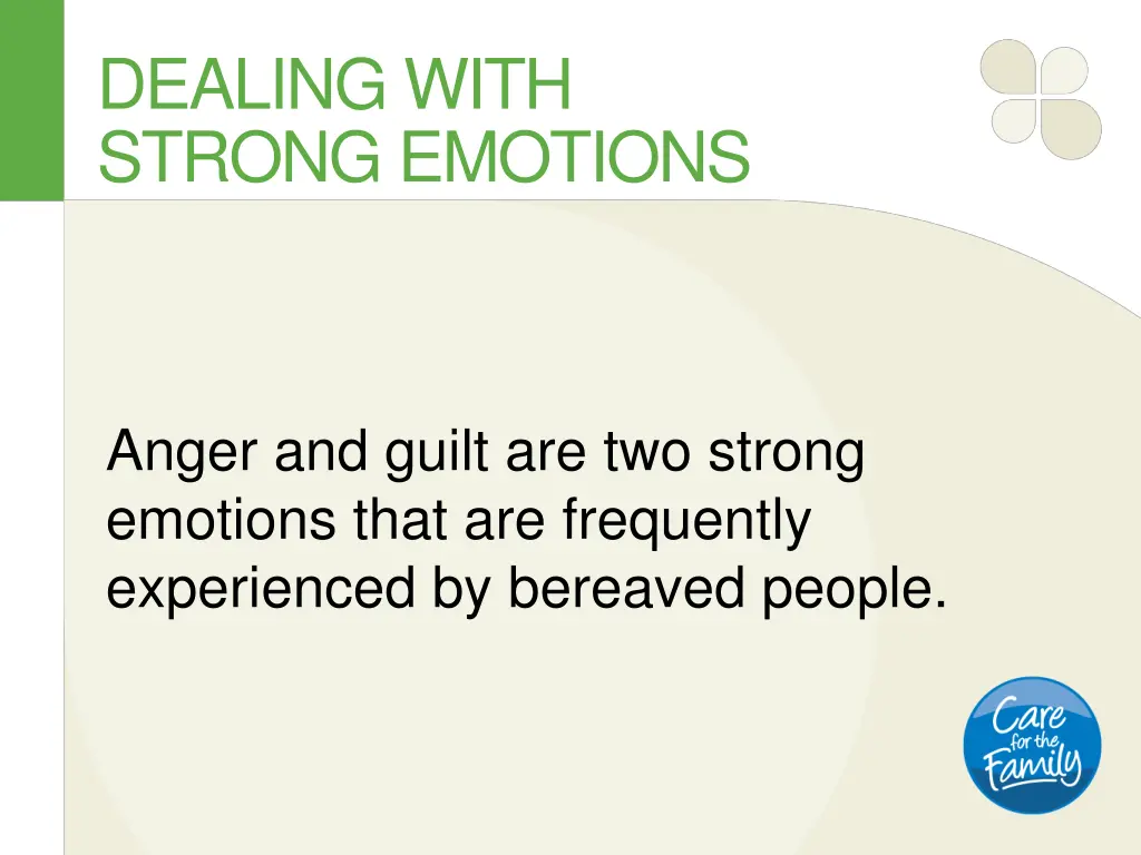 dealing with strong emotions 1