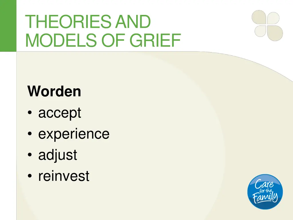 theories and models of grief