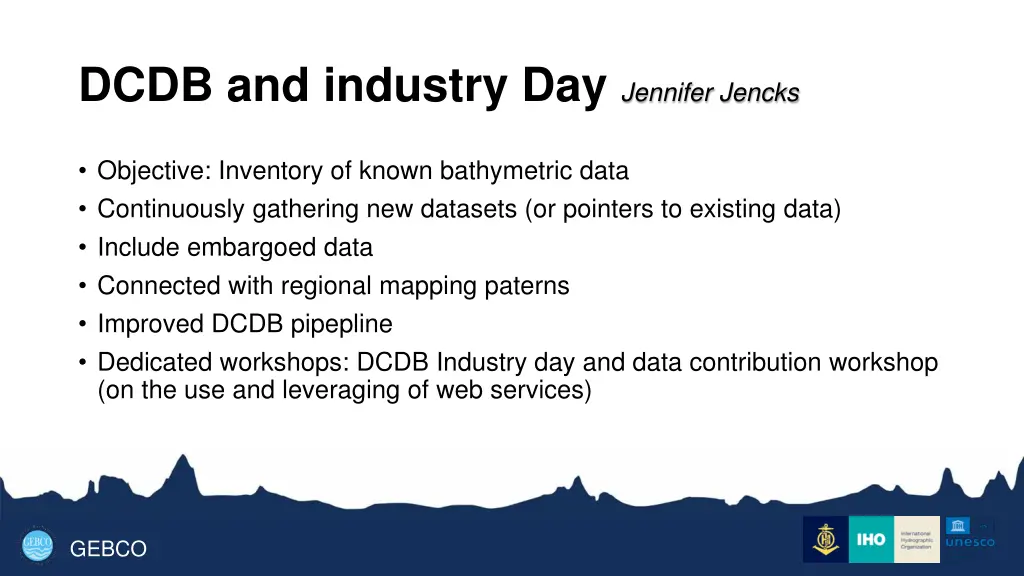 dcdb and industry day jennifer jencks