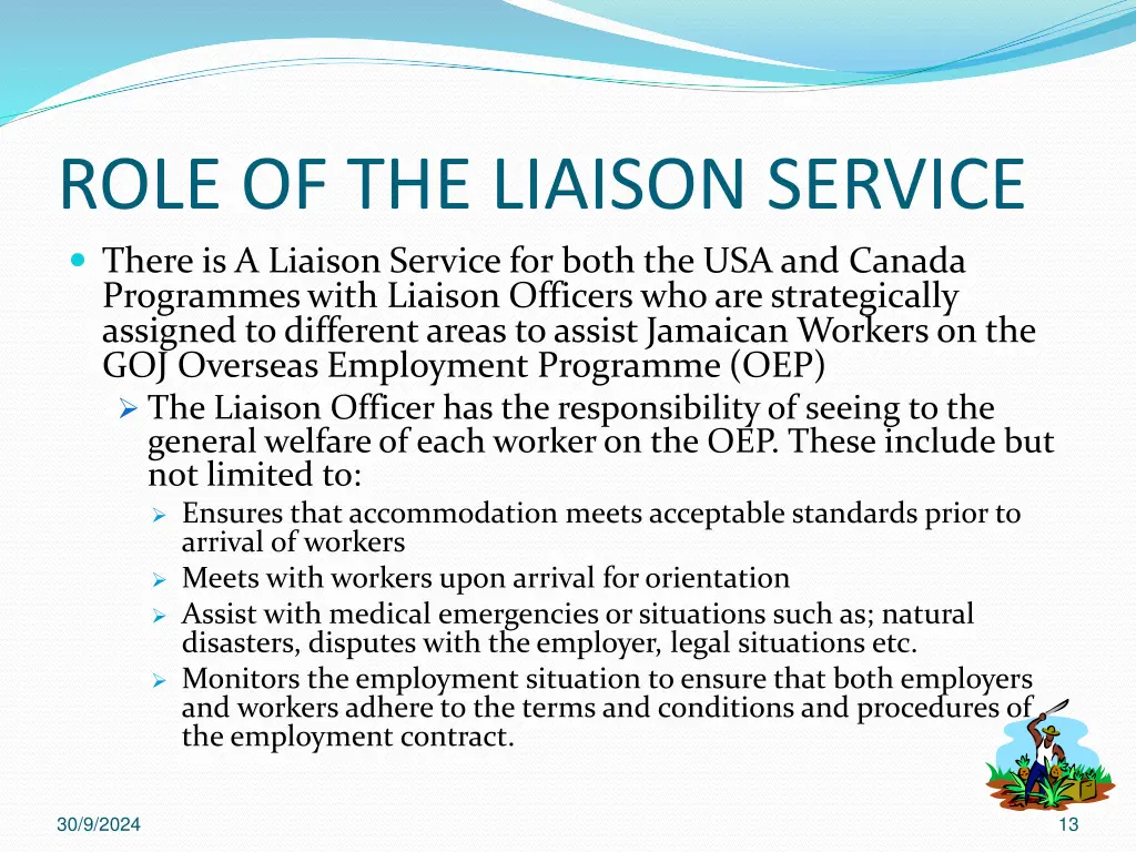 role of the liaison service there is a liaison