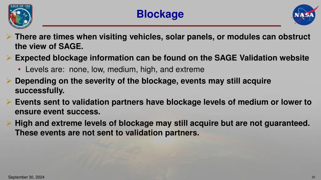 blockage