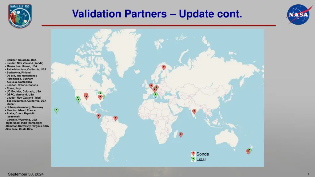 validation partners update cont