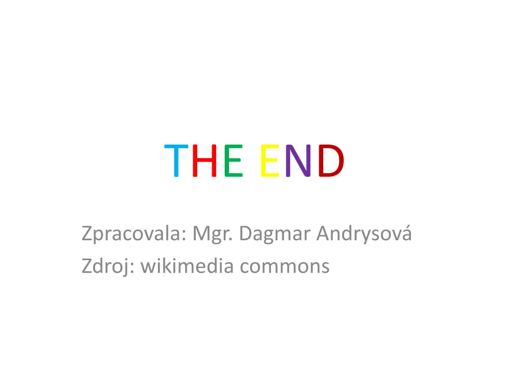 the end