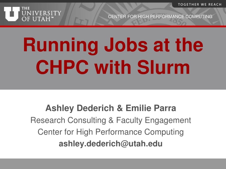 center for high performance computing