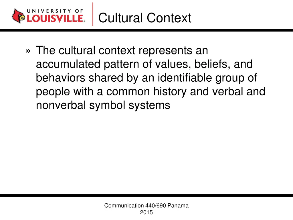 cultural context